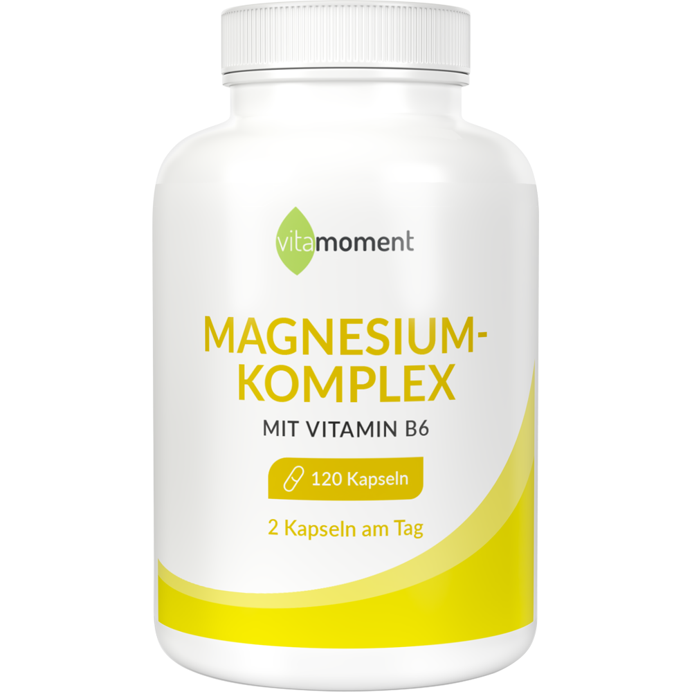 Magnesium Komplex Kapseln mit Vitamin B6 offizieller Packshot